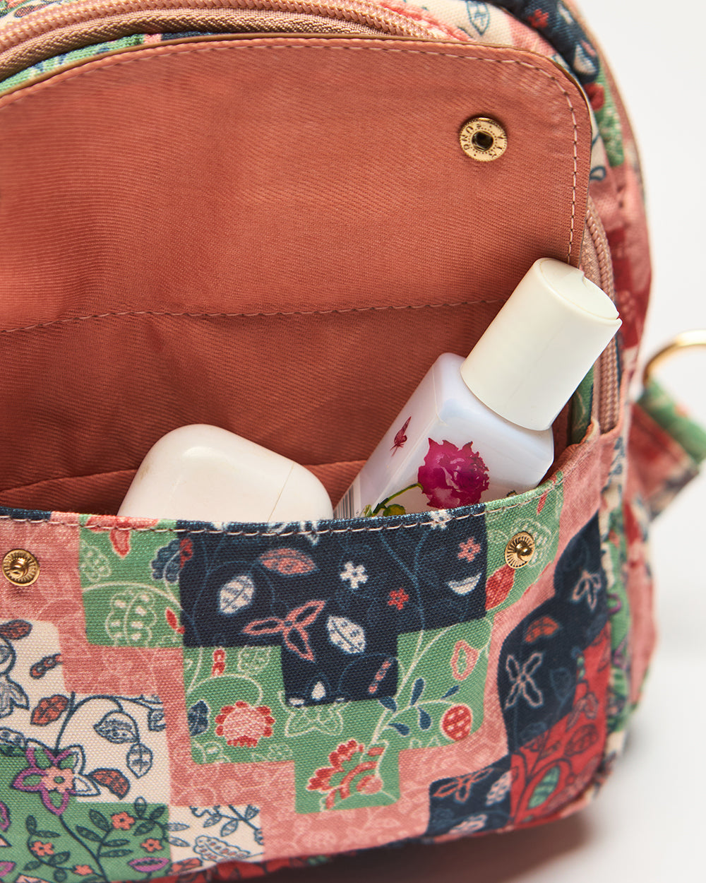 Raasta Mini Backpack - Batik Patch-print
