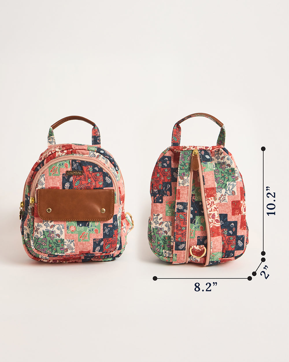 Raasta Mini Backpack - Batik Patch-print