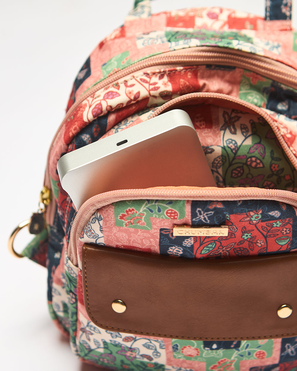 Raasta Mini Backpack - Batik Patch-print