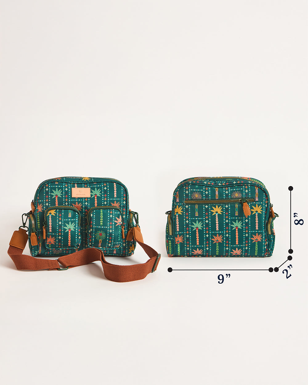 Weekends Messenger Bag - Palms