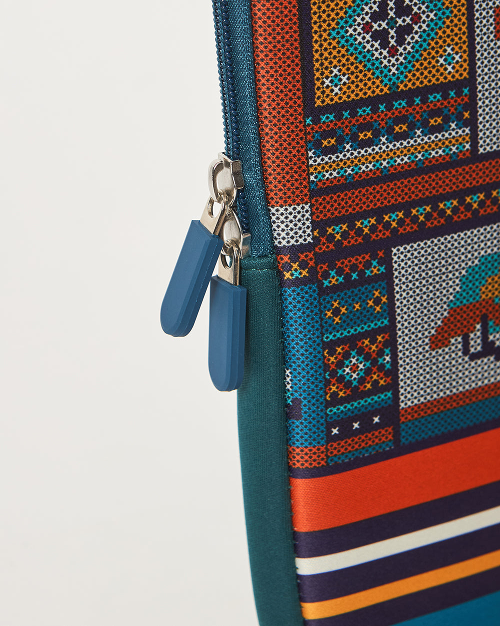 Teal by Chumbak Folk Tales Laptop Sleeve, 13"