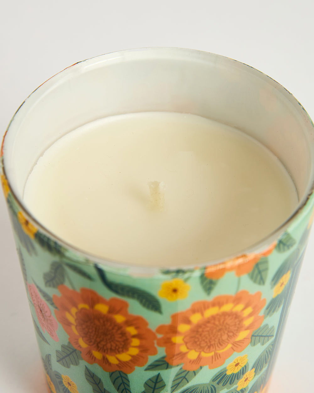 Marigold Soy Wax Candle, Mixed Floral
