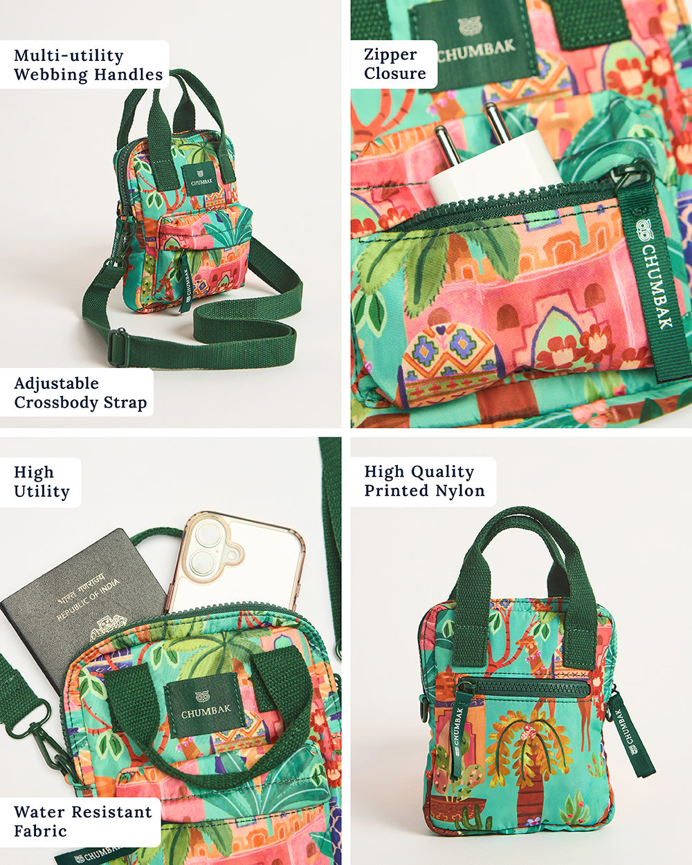 Nomad Mini Sling Bag - Jaipurscape