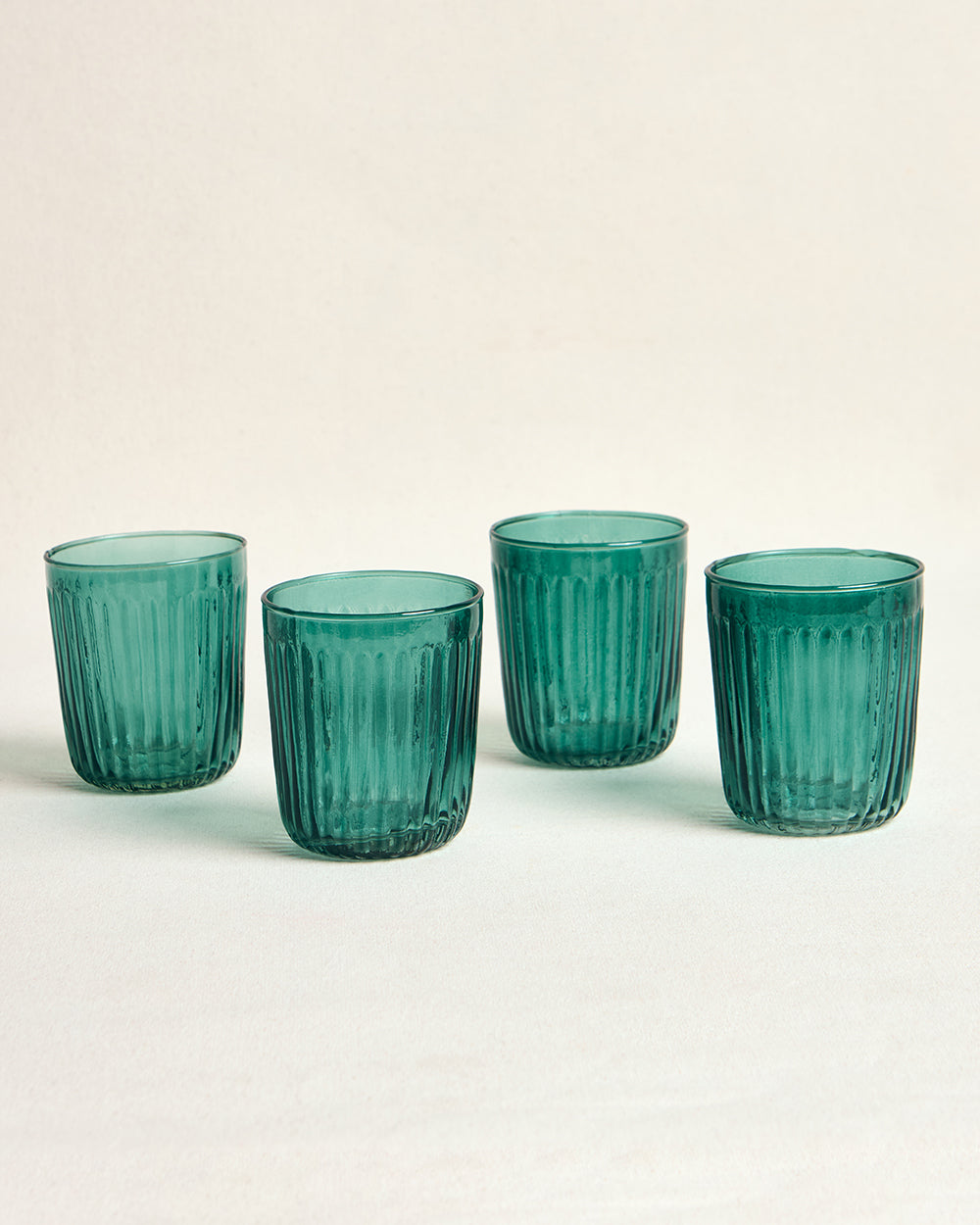 Cove Glass Tumblers - Set of 4, 250ml