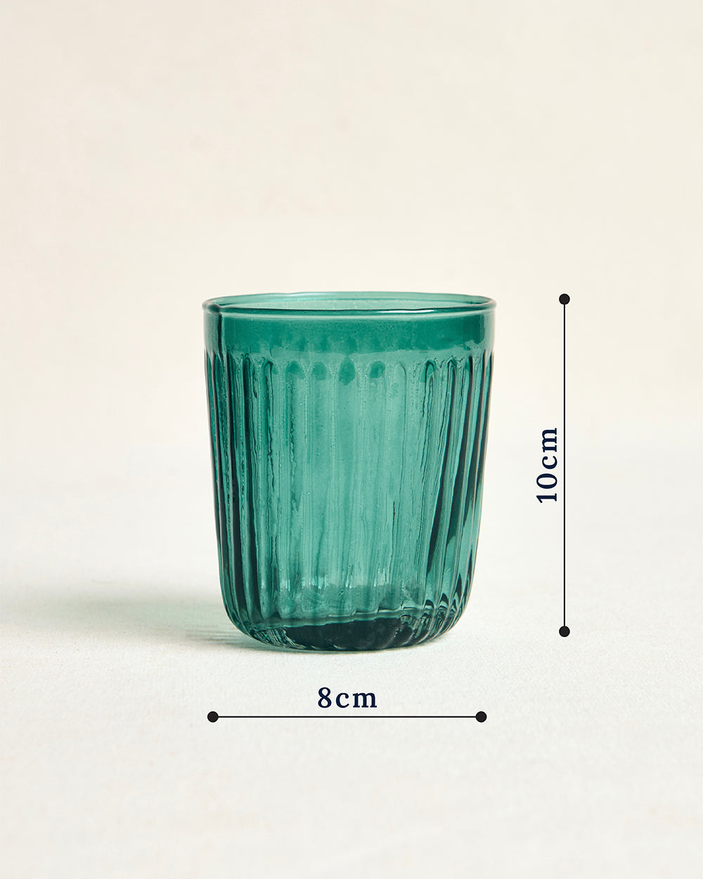 Cove Glass Tumblers - Set of 4, 250ml