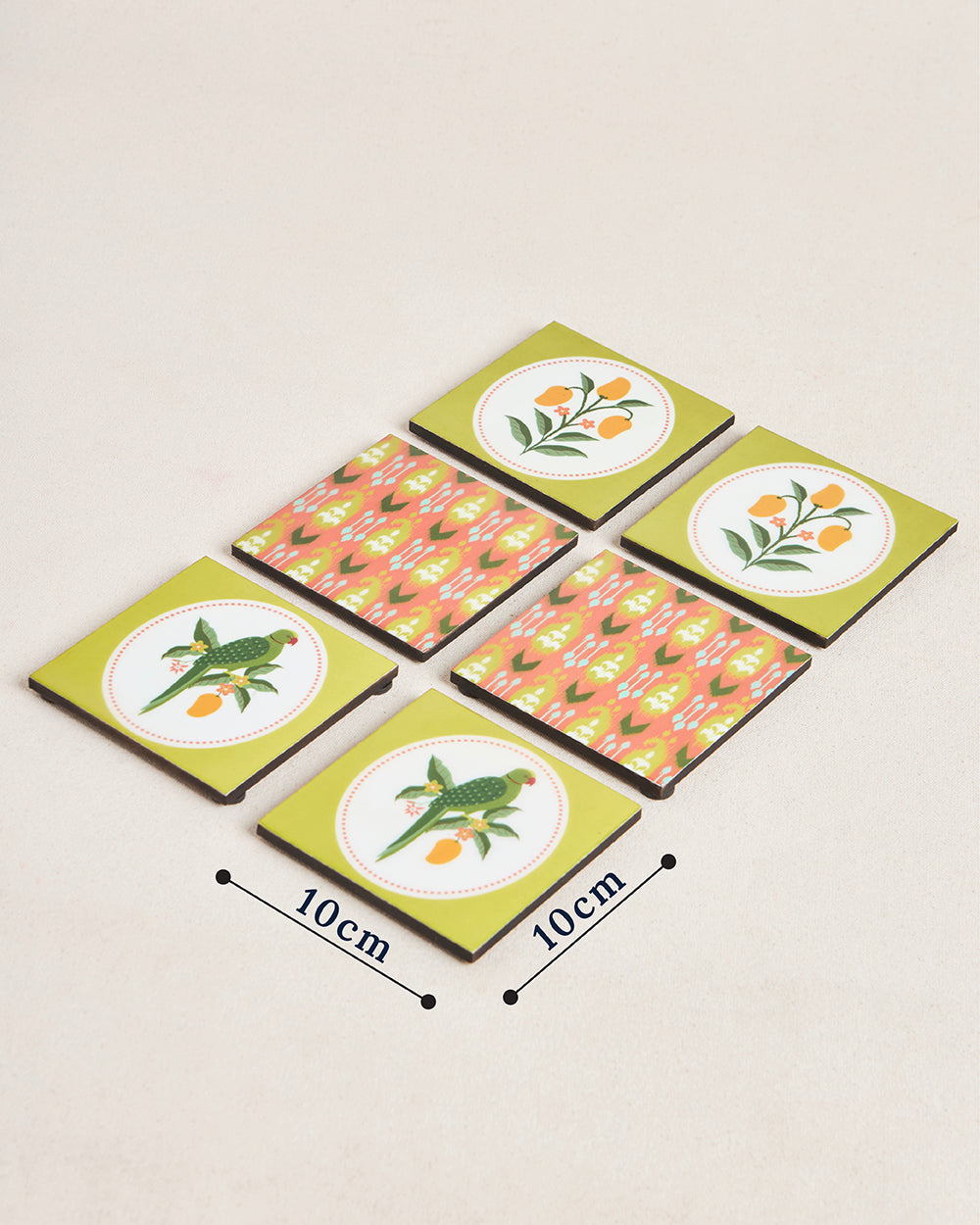 Serenade Wooden Coasters - Set of 6