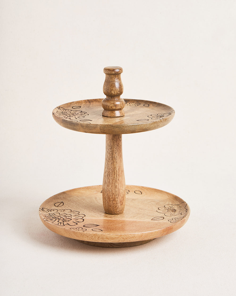 Farmhouse Wooden Serveware Stand