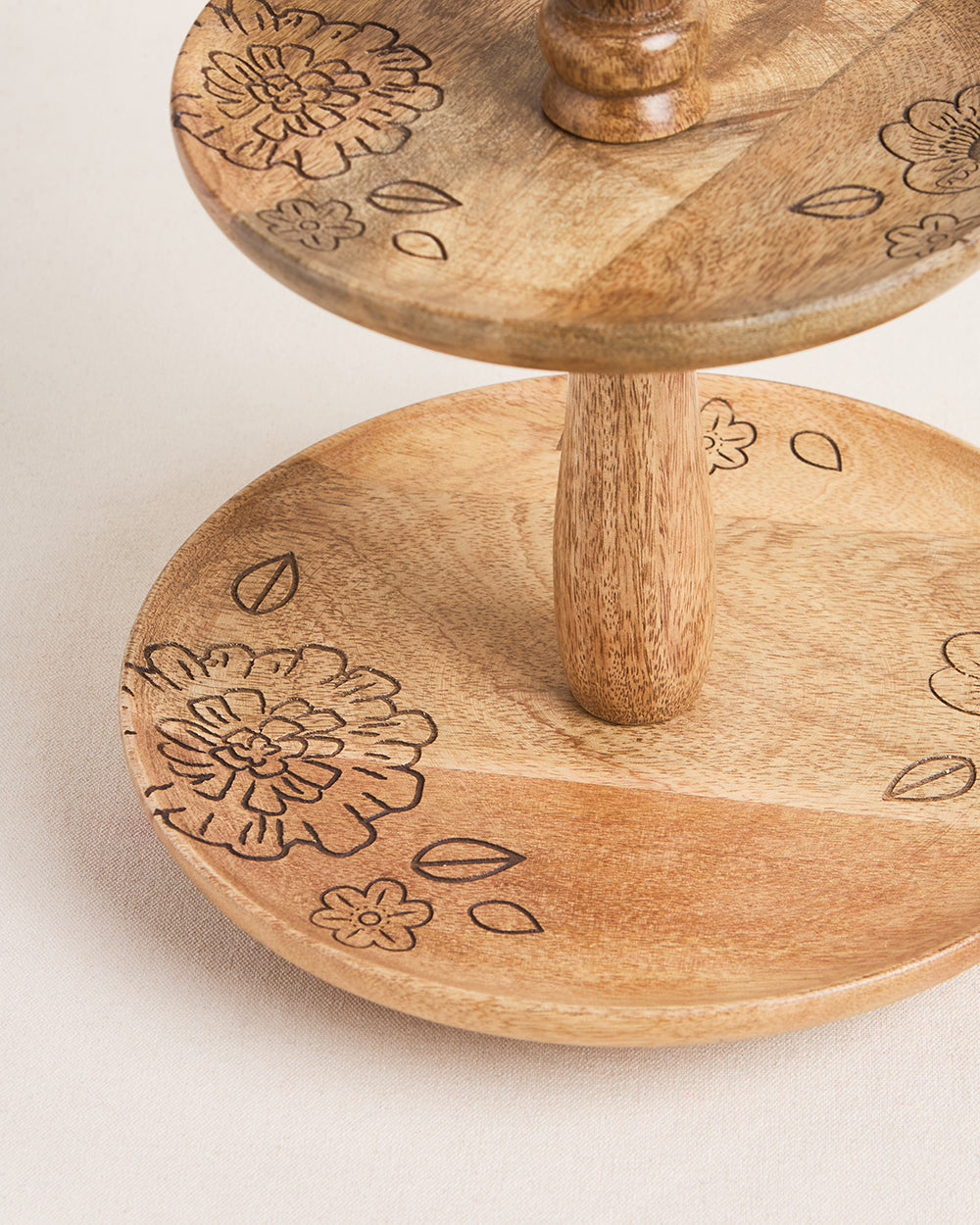 Farmhouse Wooden Serveware Stand