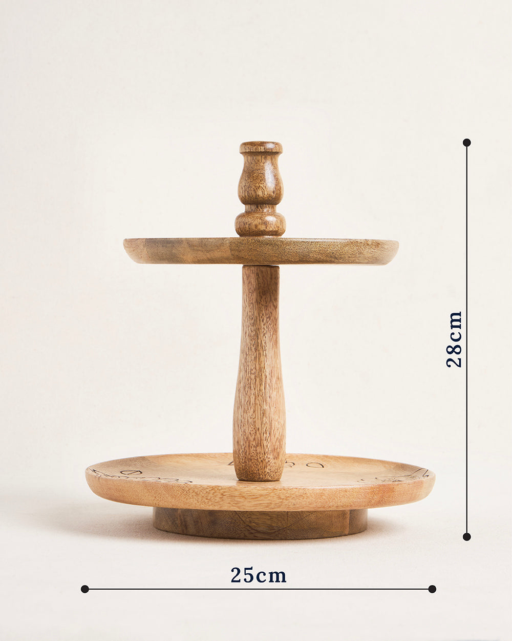 Farmhouse Wooden Serveware Stand