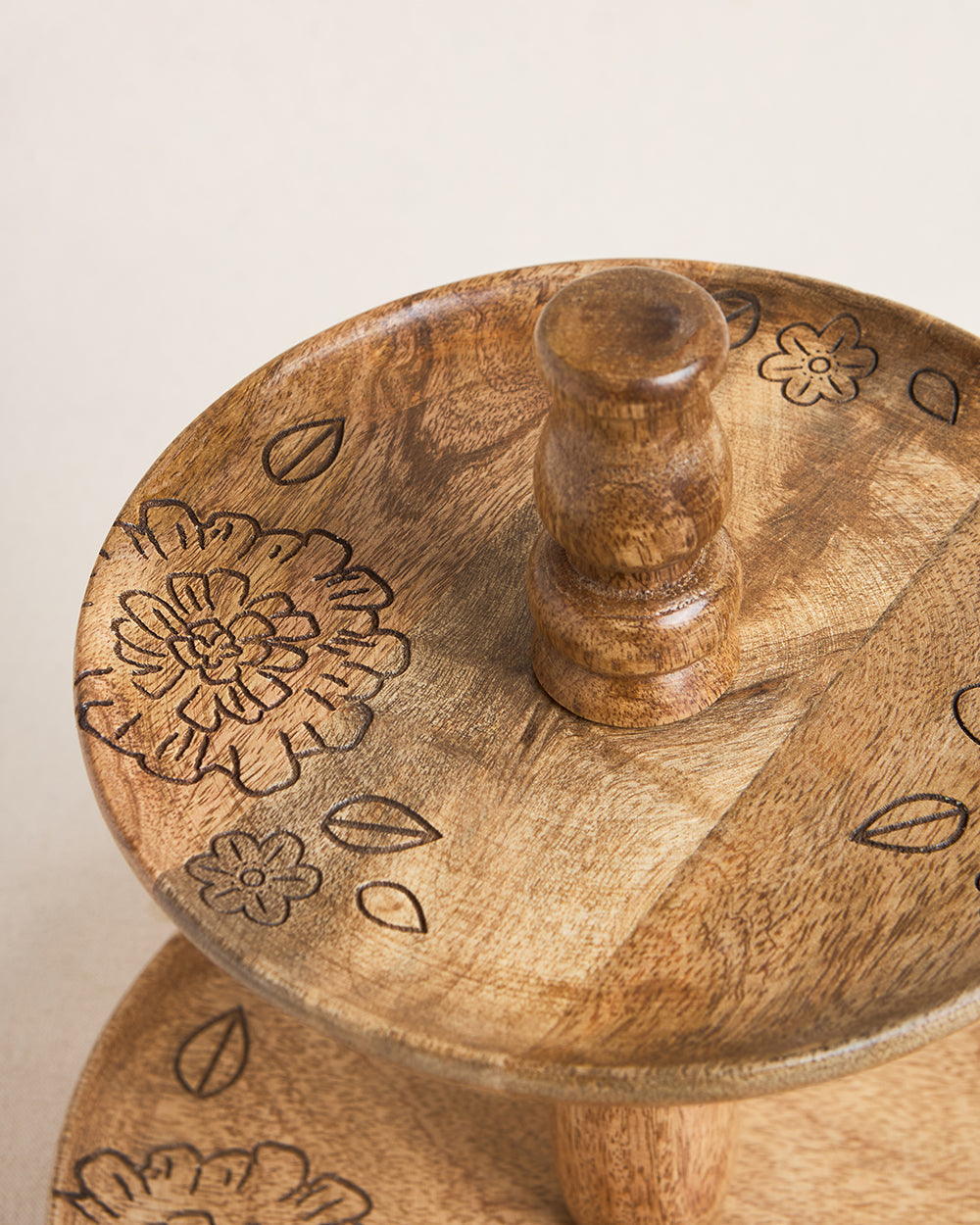 Farmhouse Wooden Serveware Stand