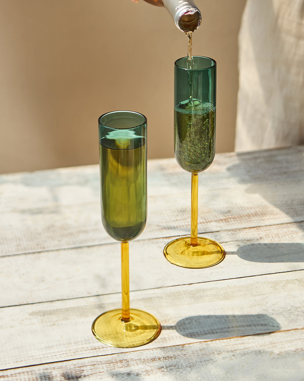 Cove Flute Glass Gift Set - Set of 2 | 270 ml