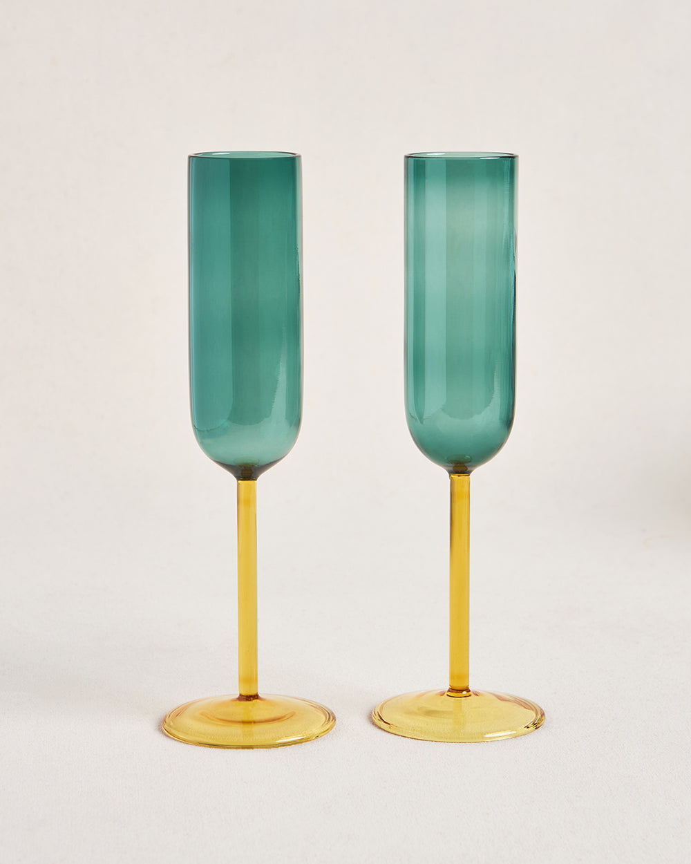 Cove Flute Glass Gift Set - Set of 2 | 270 ml