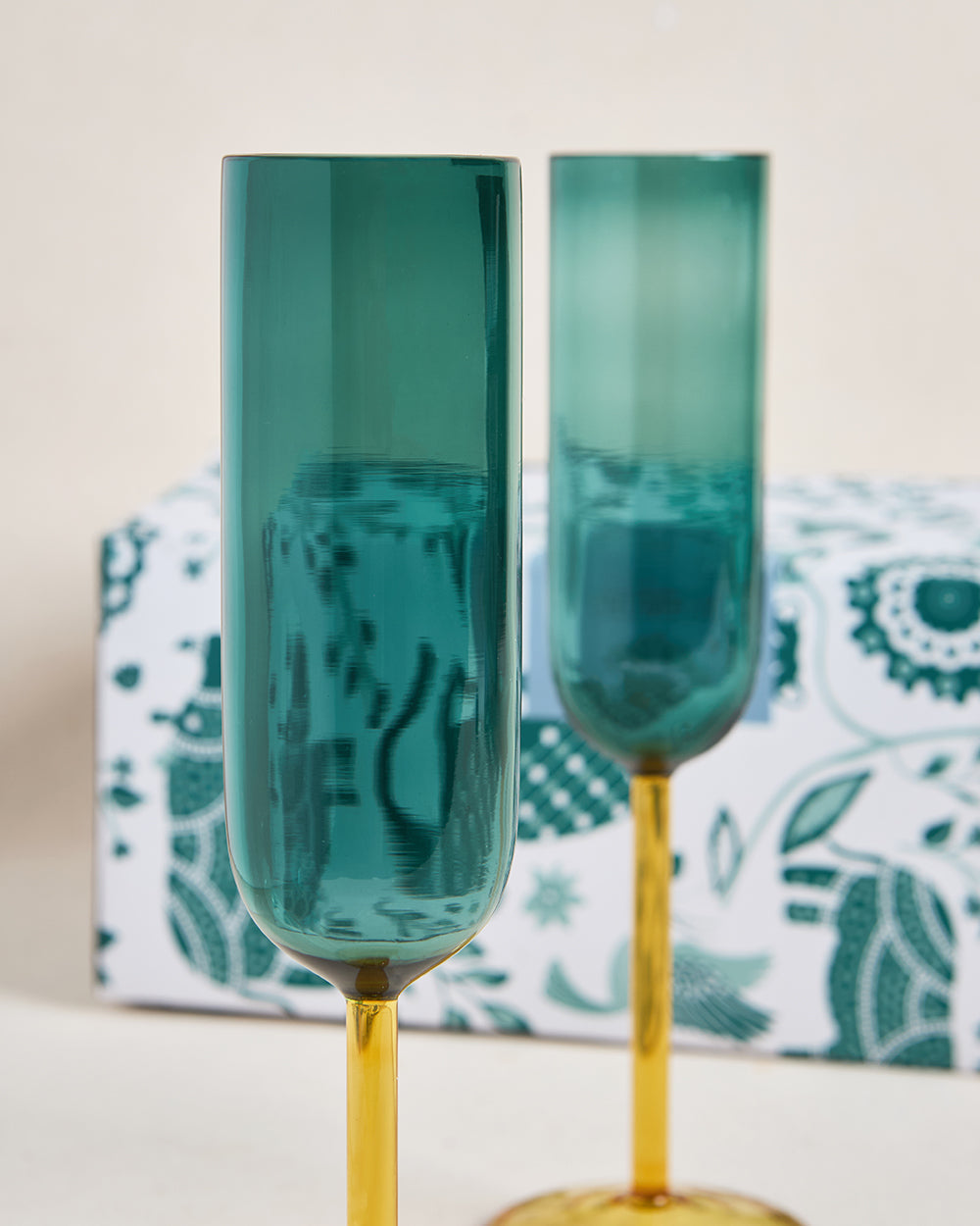 Cove Flute Glass Gift Set - Set of 2 | 270 ml