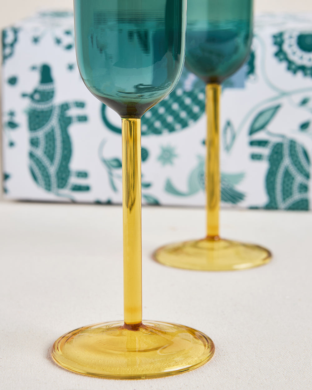 Cove Flute Glass Gift Set - Set of 2 | 270 ml