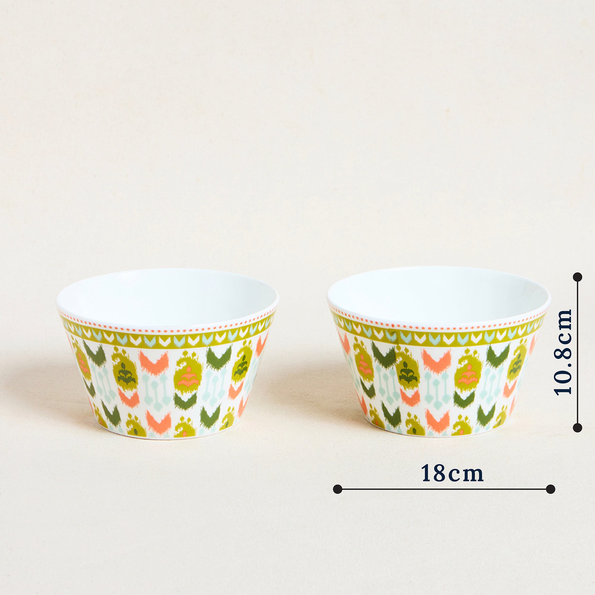 Ikat Paisley Bowls Gift - Set of 2