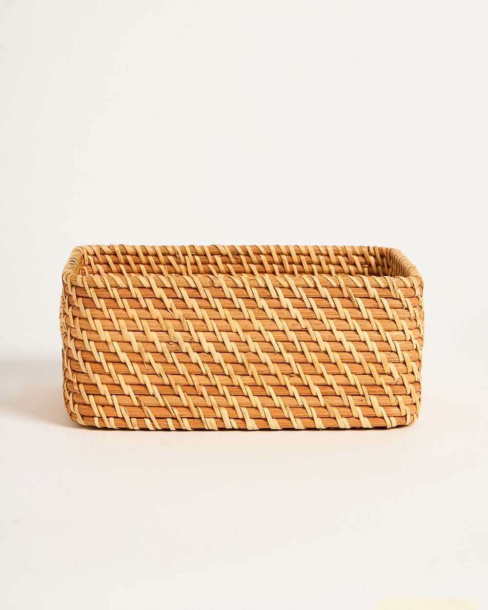 Bali Rattan Basket, Rectangular - 25 cm