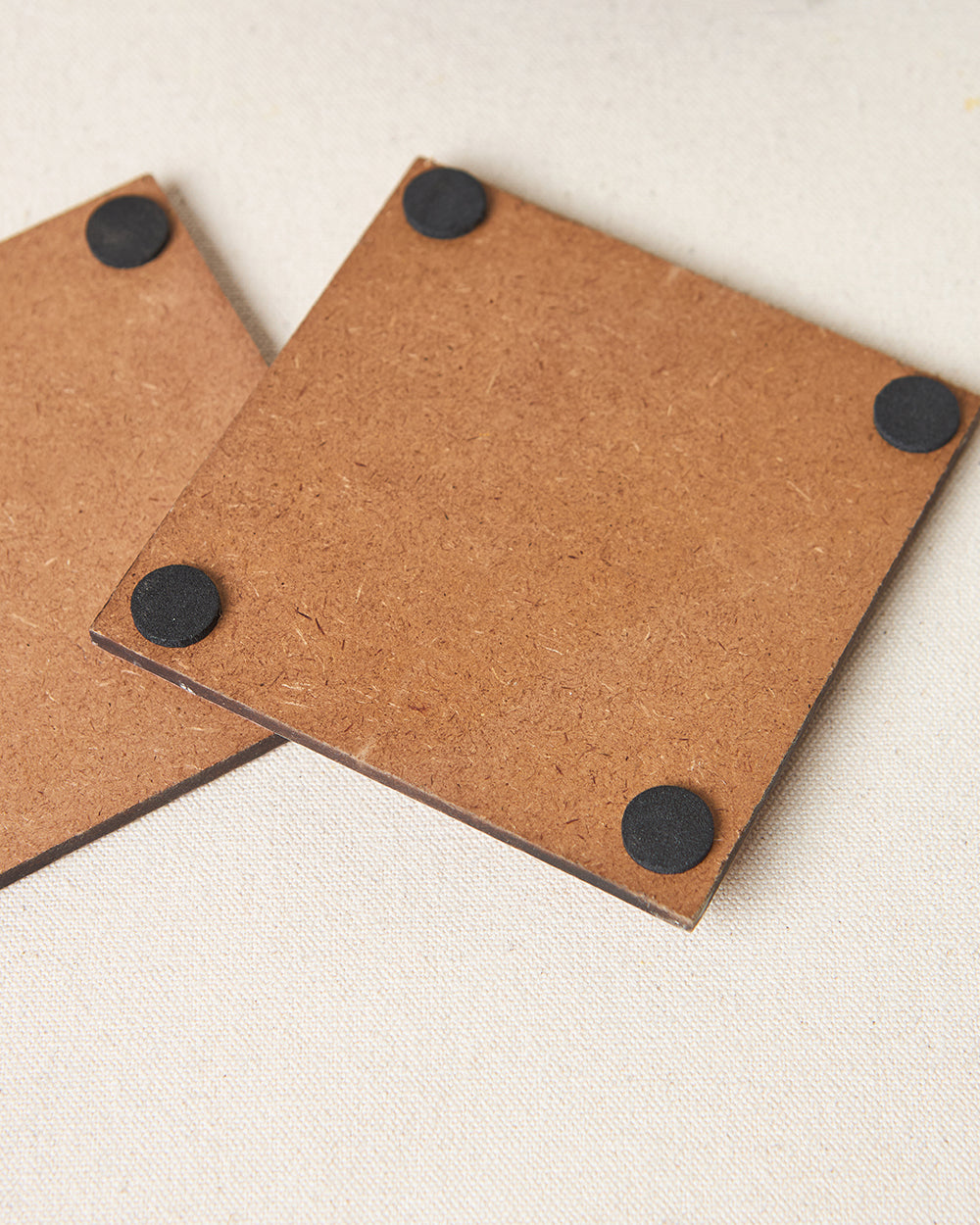 Monal Wooden Coasters - Set of 6, 4" | Kashmir Trails