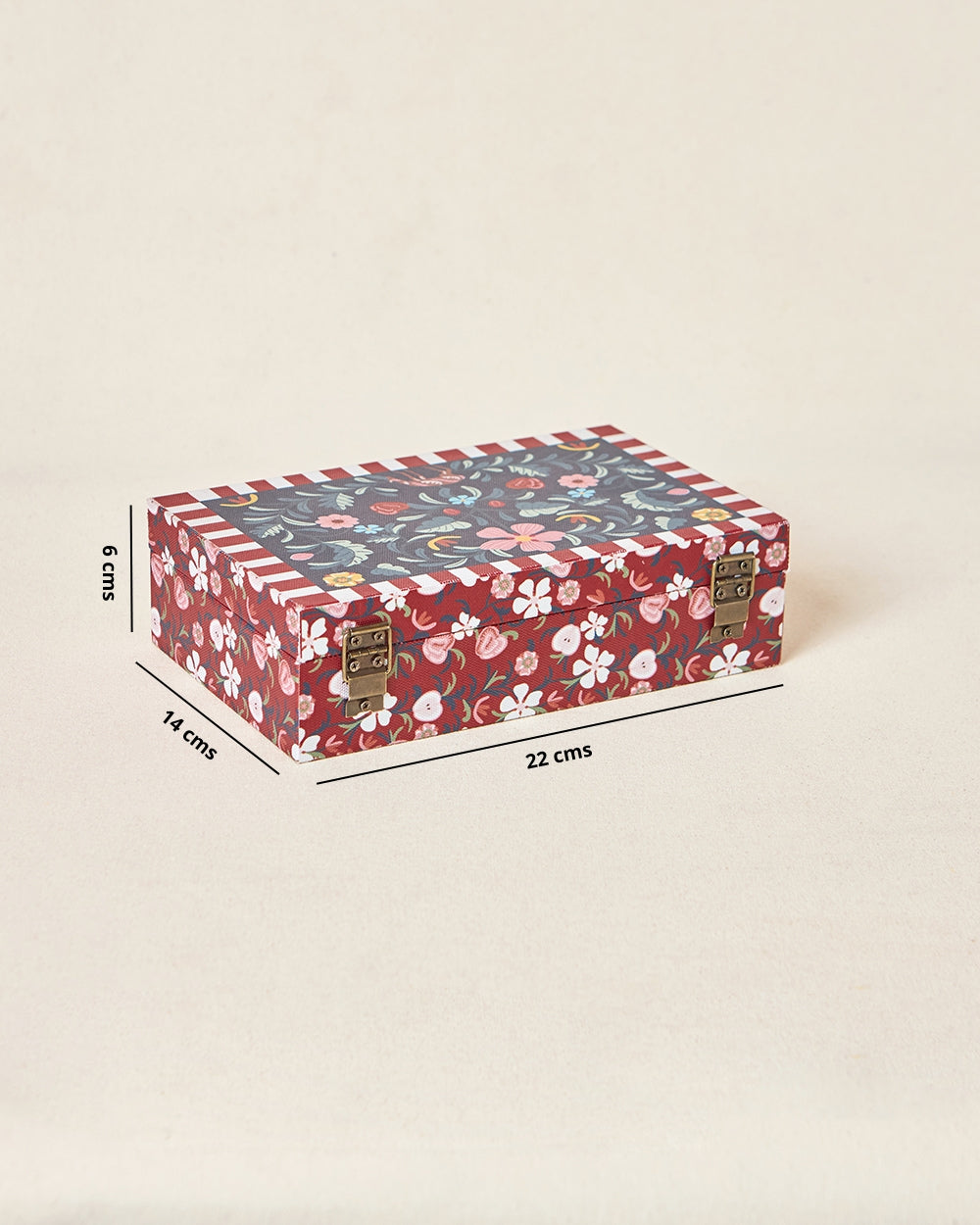 Apple Orchards Storage Box, 5.5 x 8.6" | Kashmir Trails