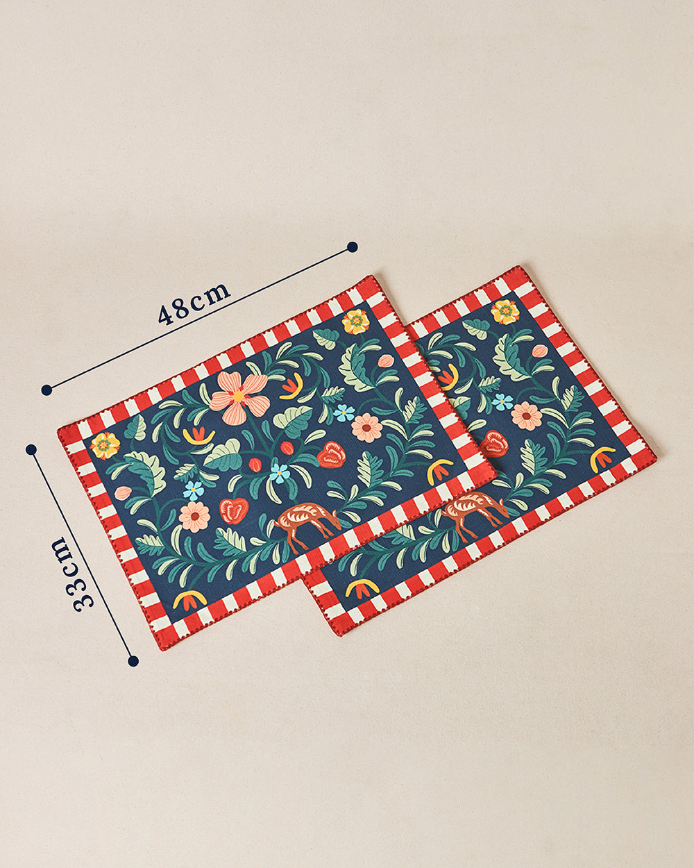 Apple Orchards Placemats - Set of 2, 13"x19" | Kashmir Trails