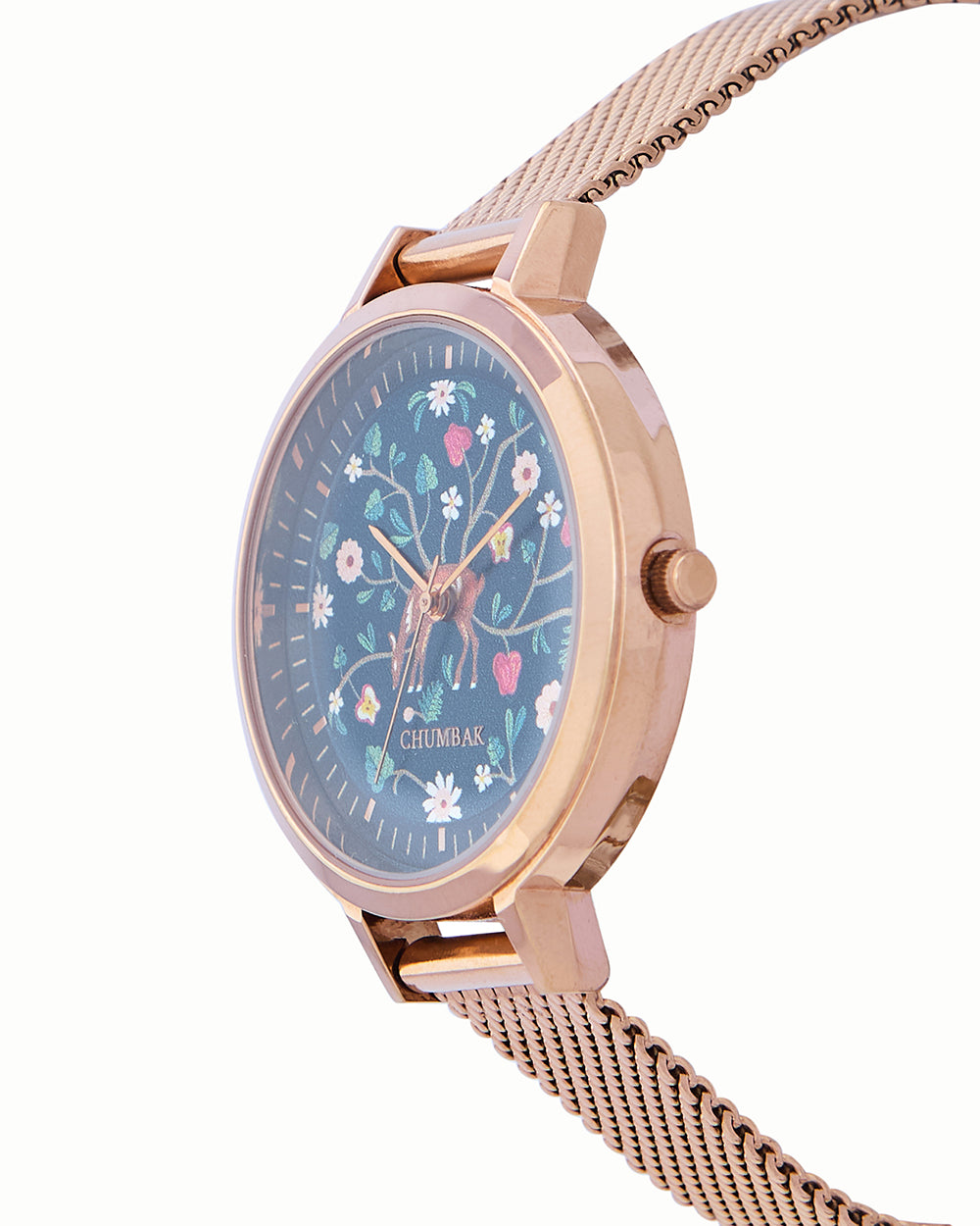 Hangul Mesh Strap Watch with Bracelet Set | Kashmir Trails