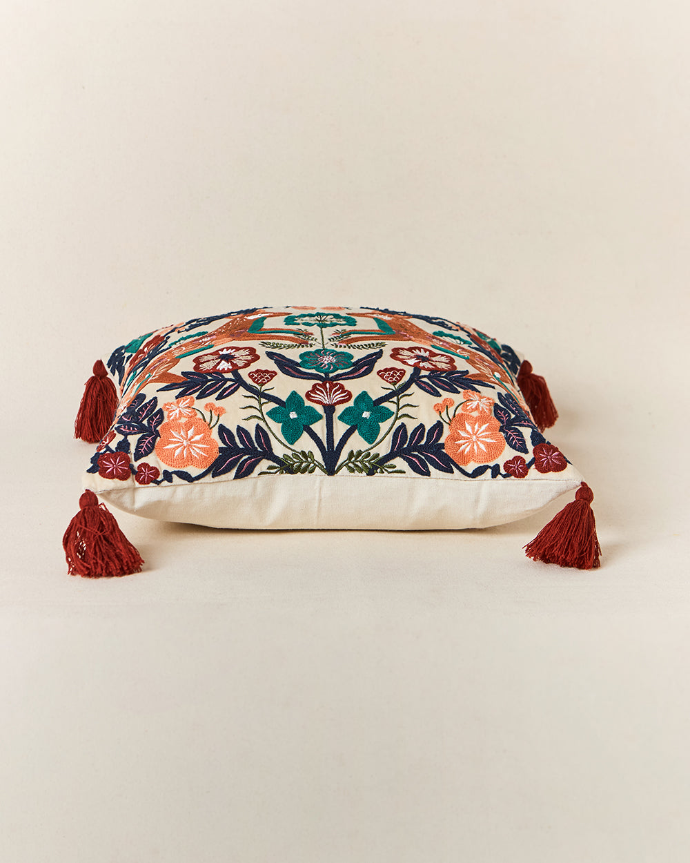 Hangul Duo Cushion Cover, 16" | Kashmir Trails