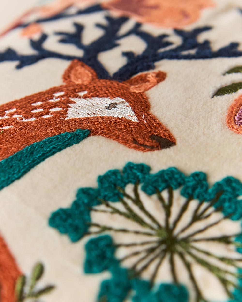 Hangul Duo Cushion Cover, 16" | Kashmir Trails