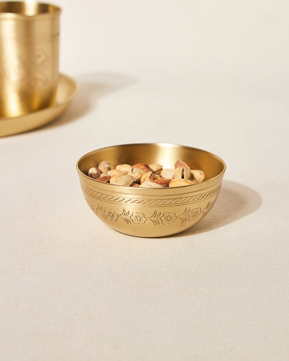 Rani Bagh Brass Bowl, 250ml | Palace Memoirs