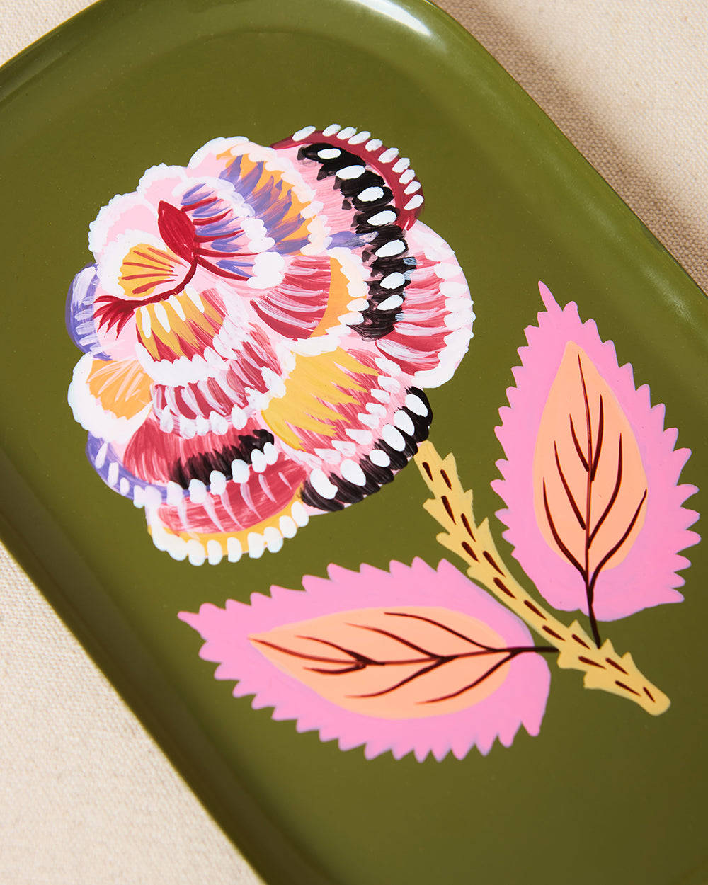 Wildflower Trinket Tray, Hand-painted | Lost in Paradise