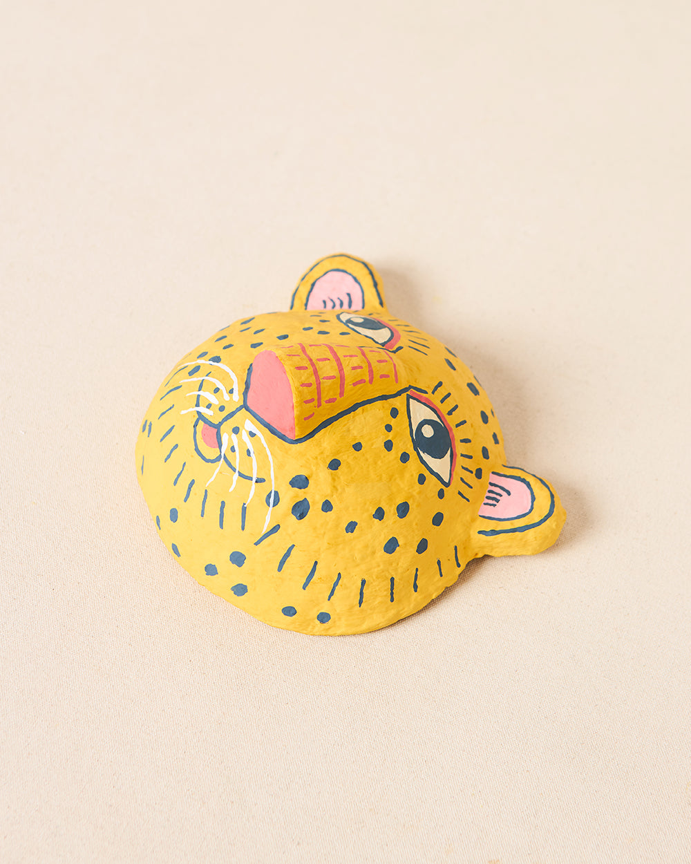 Leopard Mask Wall Décor, Paper Mache | Lost in Paradise