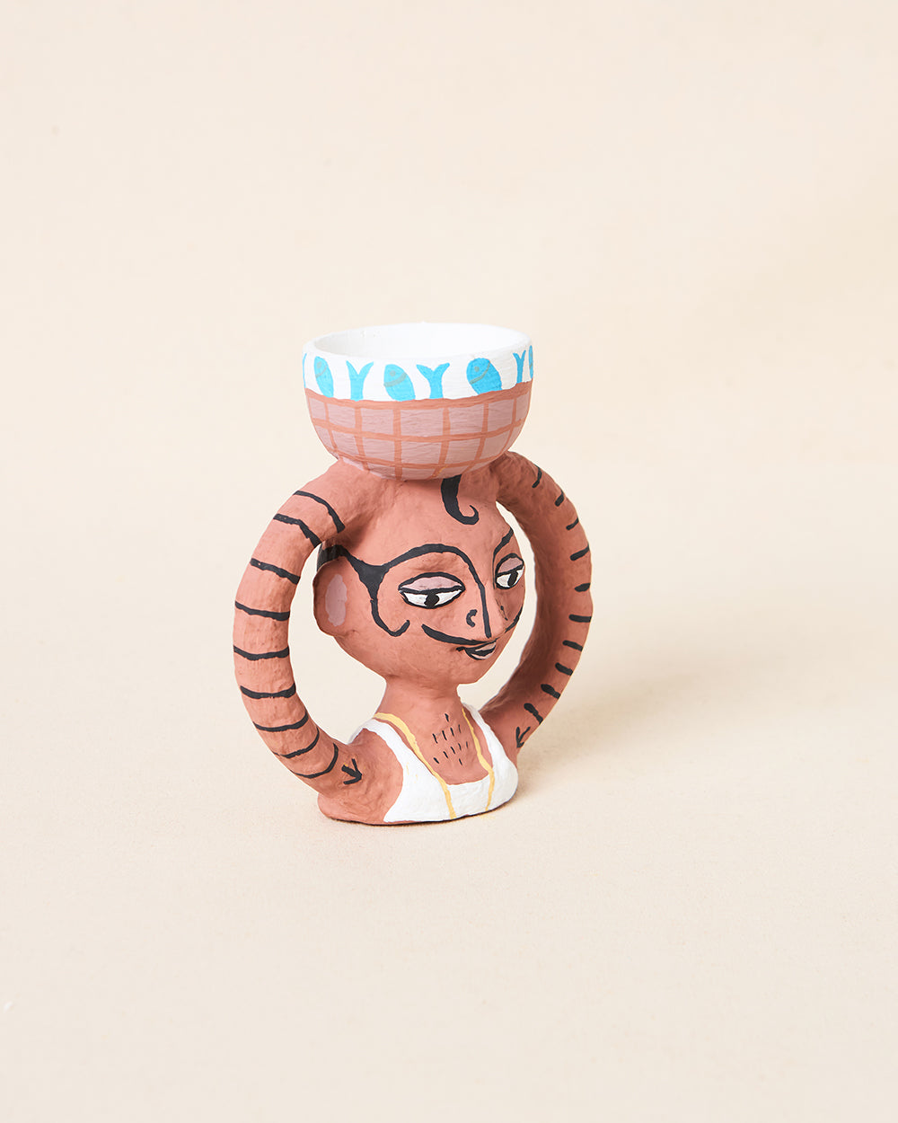 Bala Paper Mache Candle Stand | Lost in Paradise