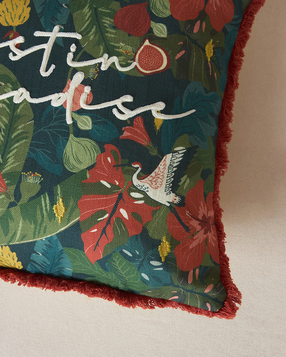 Lost In Paradise Cushion Cover, 16"