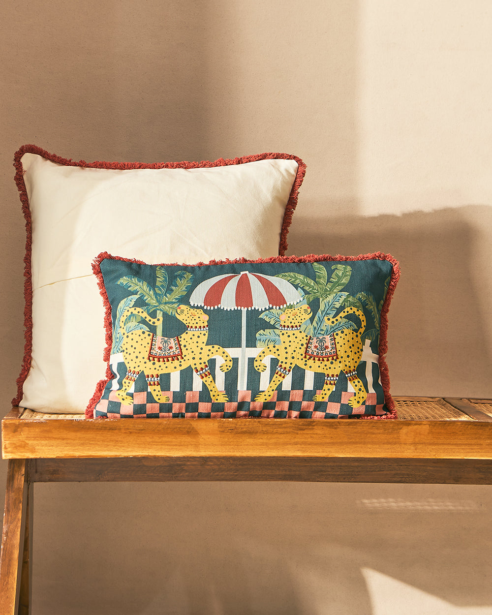 Jungle Soiree Cushion Cushion Cover, 12" × 20" | Lost in Paradise