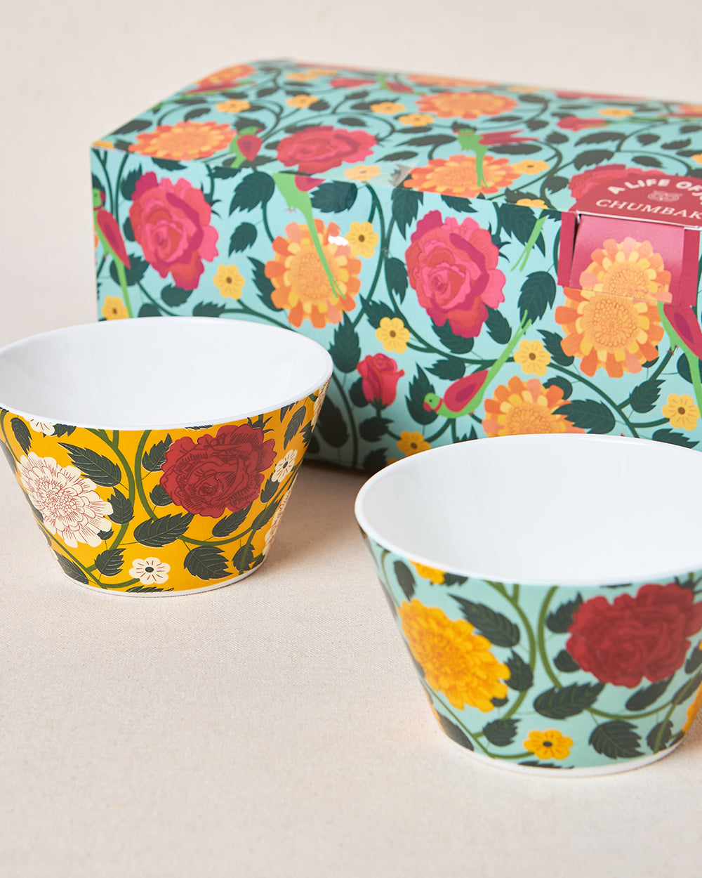 Rani Bagh Bowls Gift Set - Set of 6, 220 ml | Palace Memoirs