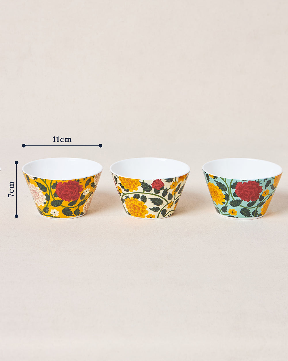 Rani Bagh Bowls Gift Set - Set of 6, 220 ml | Palace Memoirs