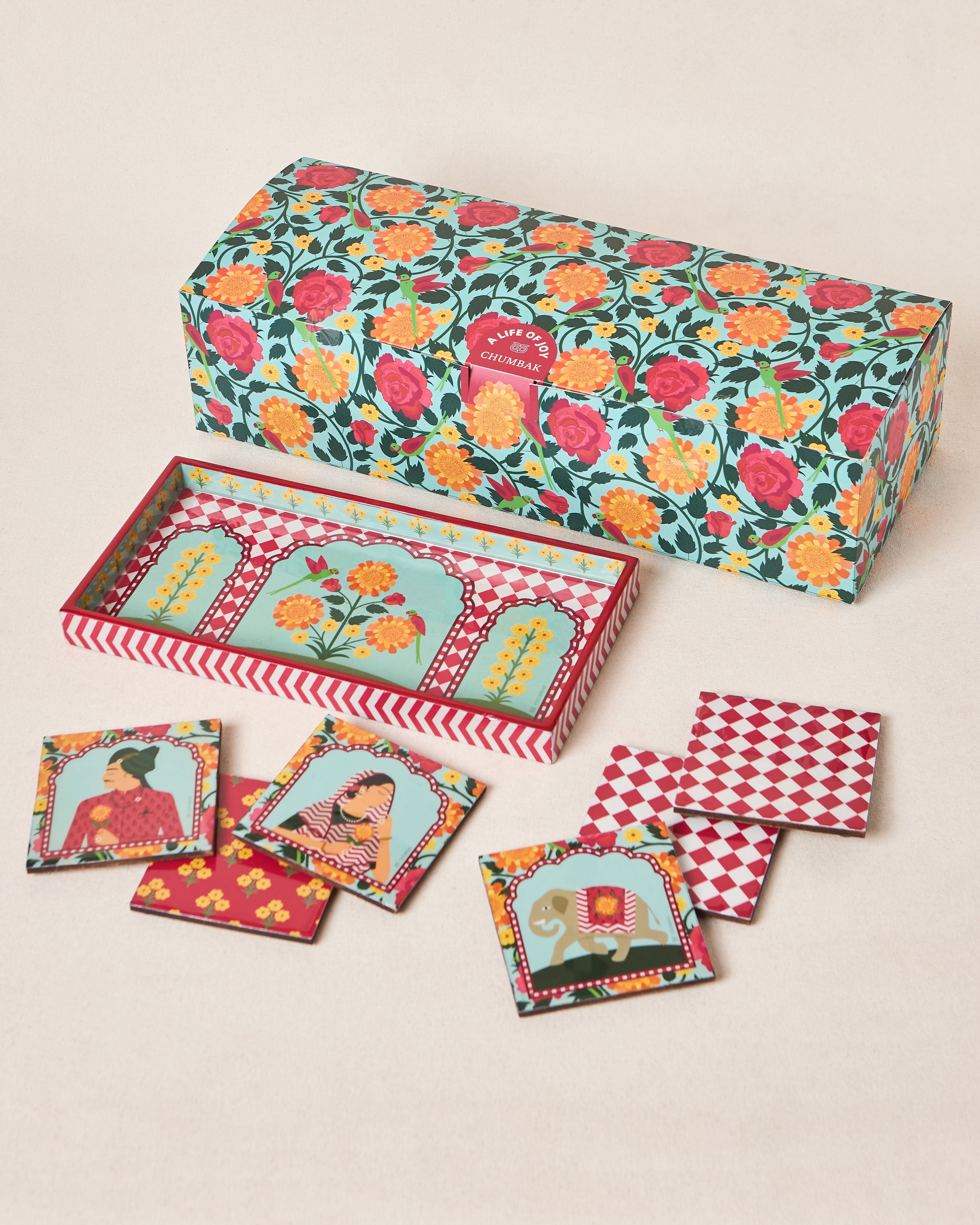 Rajmahal Serving Gift Set - Set of 7 | Palace Memoirs