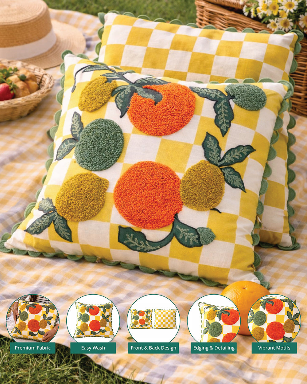 Limoncello Cushion | Citrus Zest