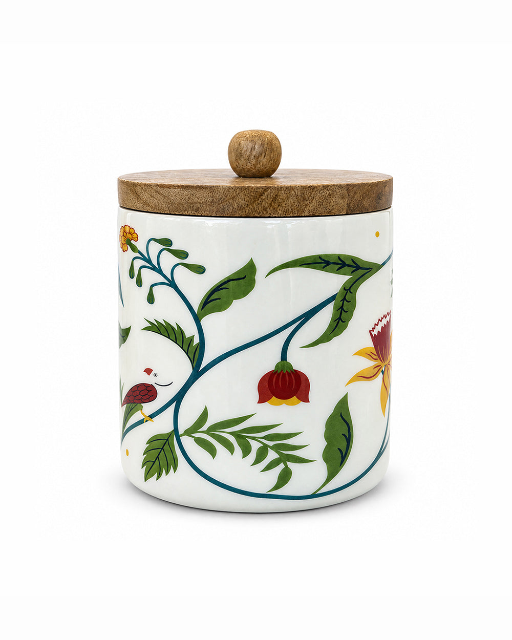 Guldasta Wooden Jar | Haveli Socials