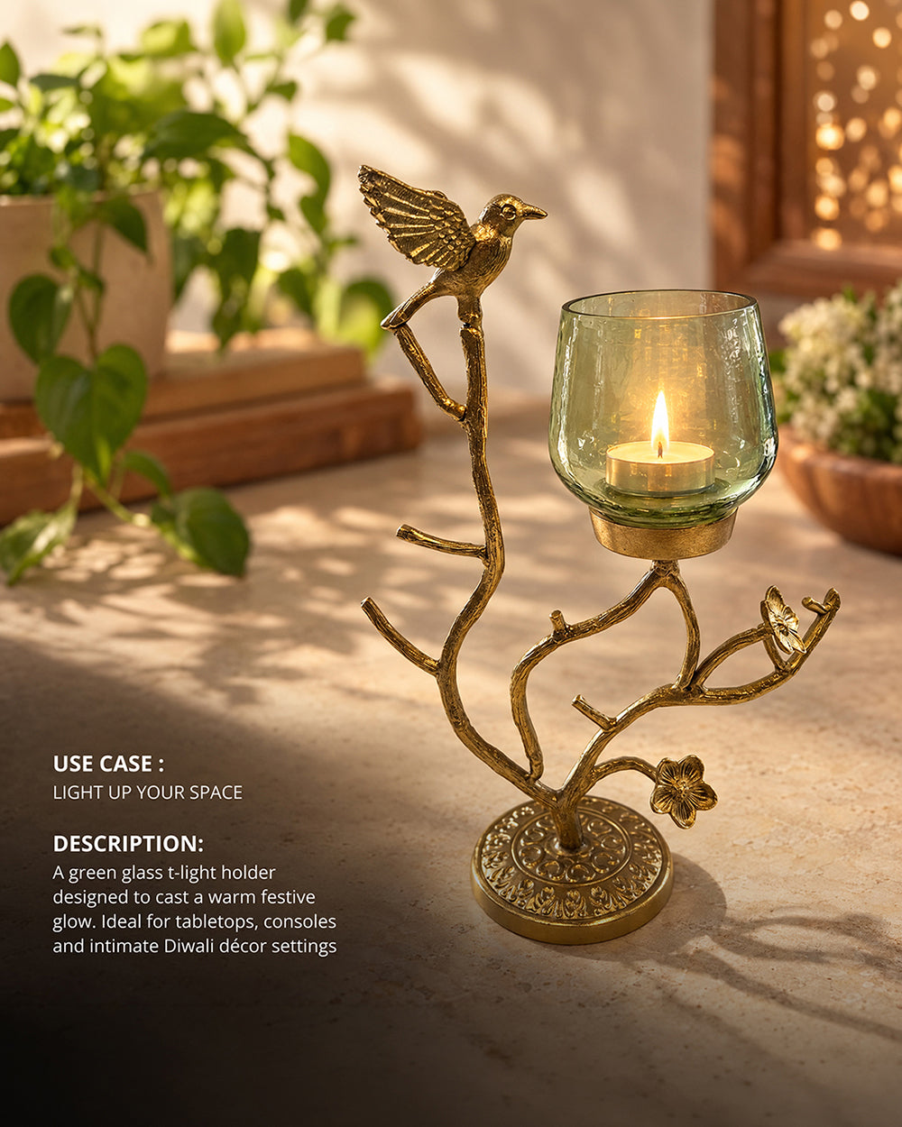 Guldasta Glow T-Light Holder | Haveli Socials