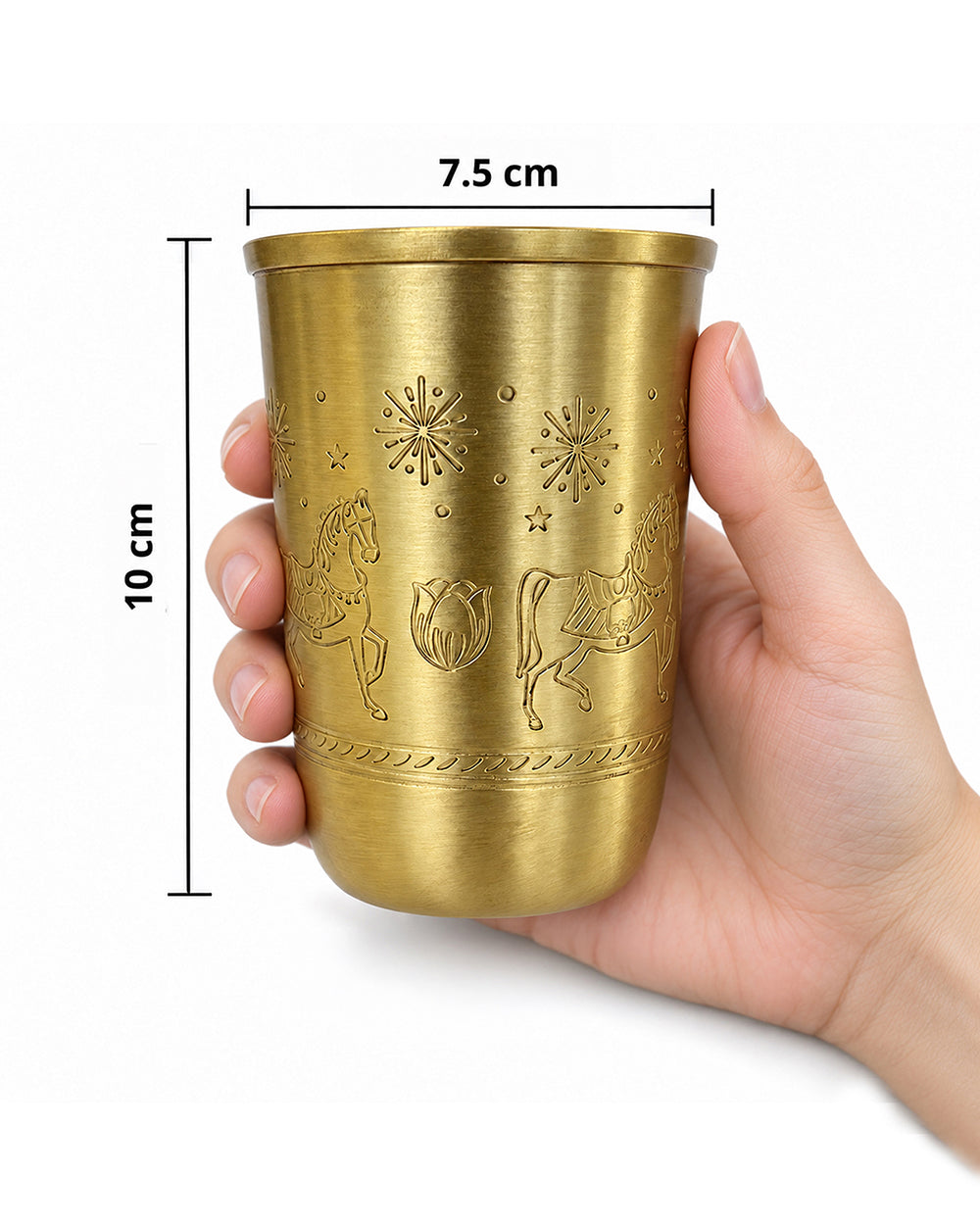 Haveli Ride Brass Tumbler | Haveli Socials