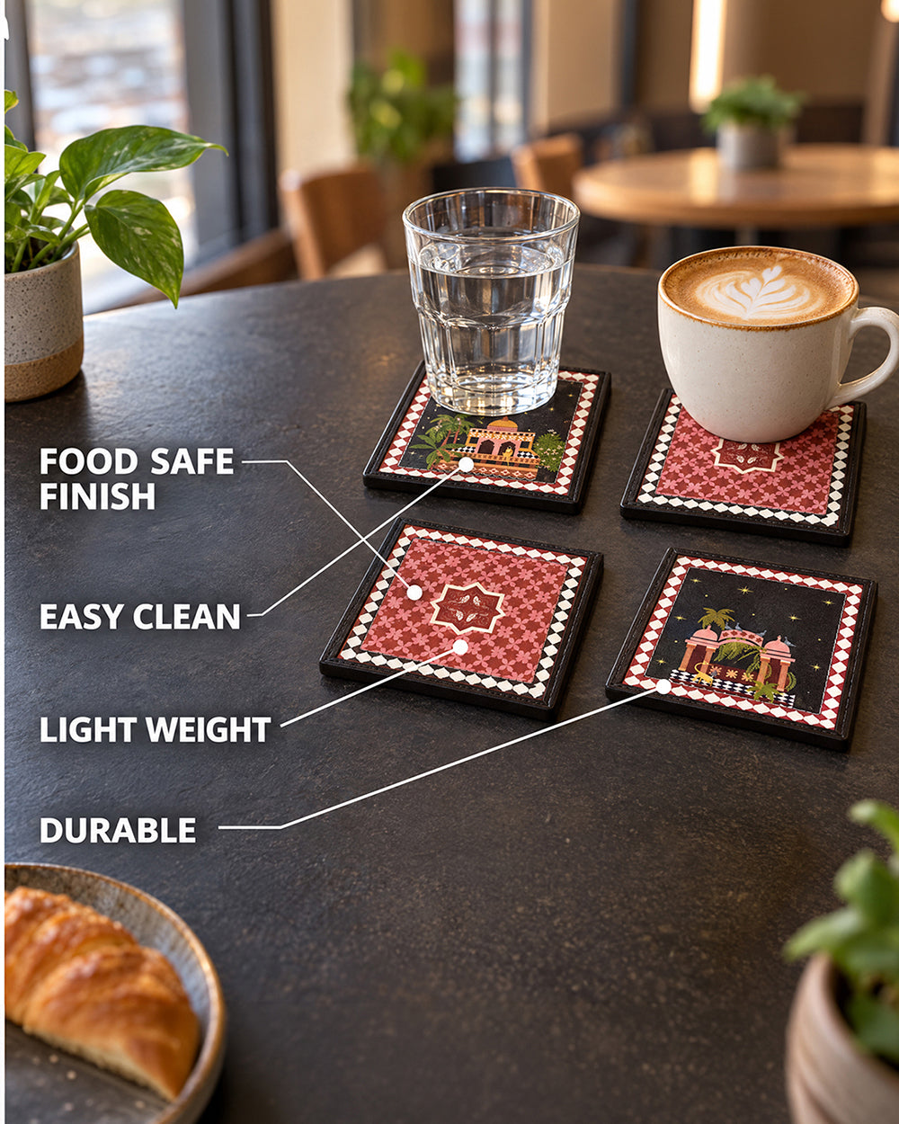 Tilla Coasters Set of 6 | Haveli Socials