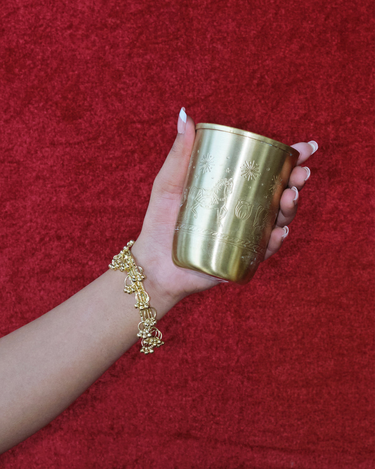 Haveli Ride Brass Tumbler | Haveli Socials