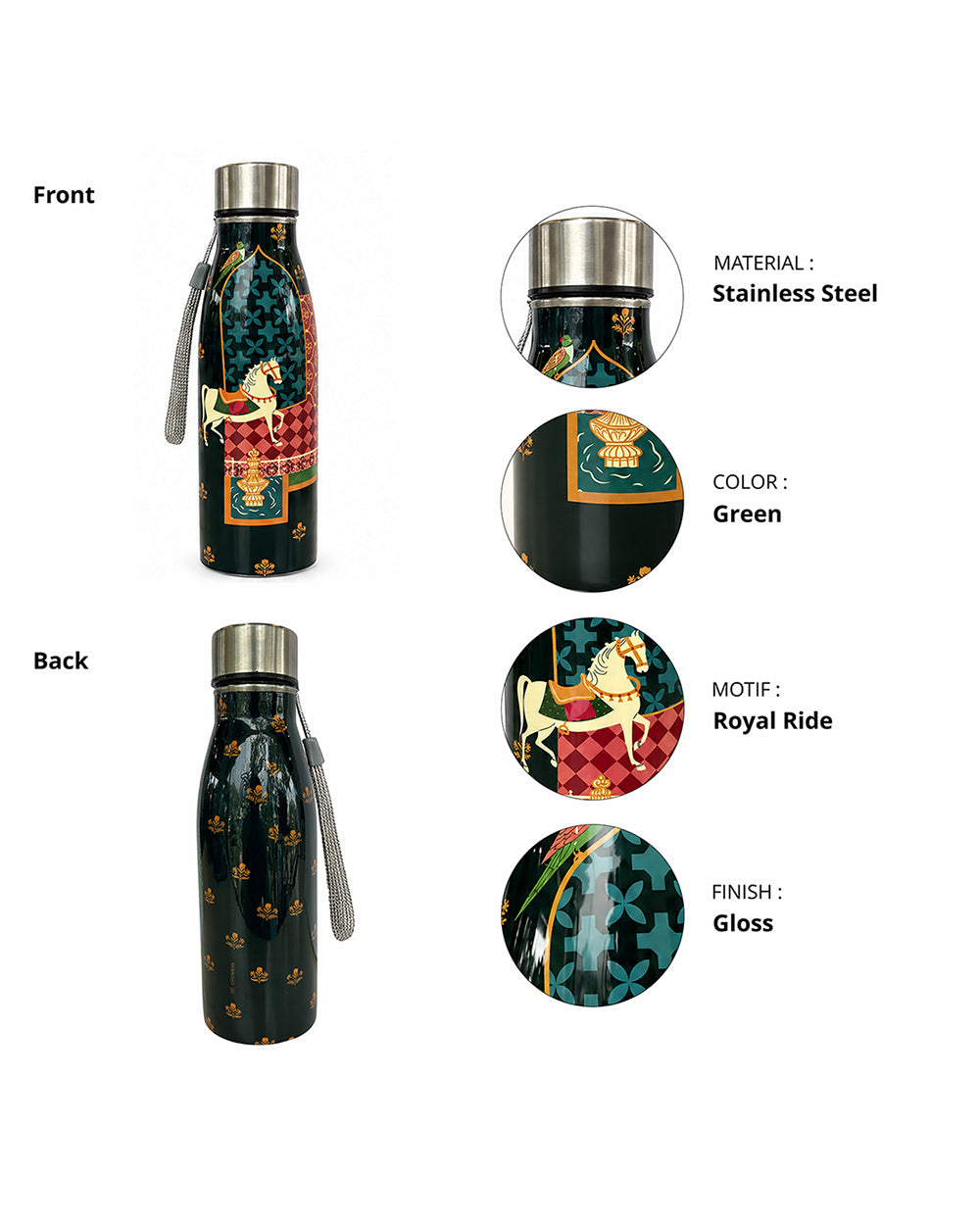 Haveli Ride On The Go Steel Bottle | Haveli Socials