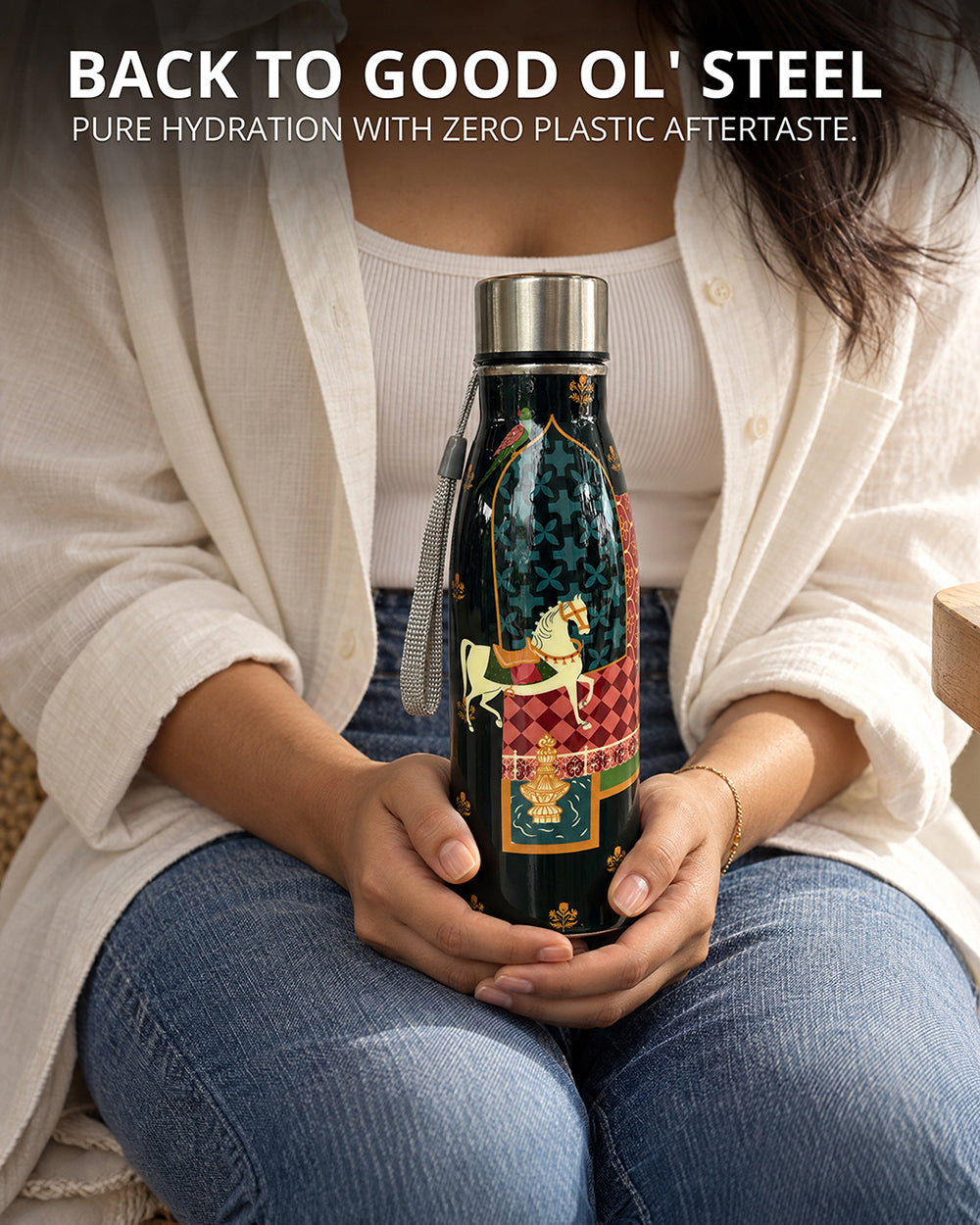Haveli Ride On The Go Steel Bottle | Haveli Socials