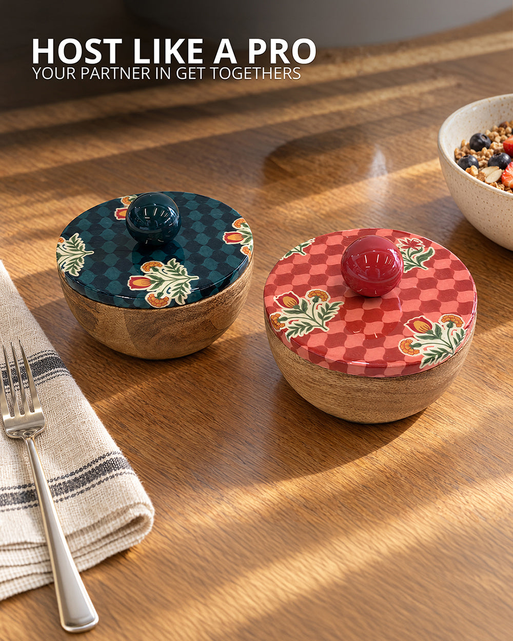 Patio Storage Bowls Set of 2 | Haveli Socials