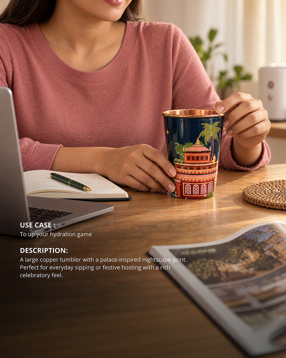 Outhouse Copper Tumbler | Haveli Socials