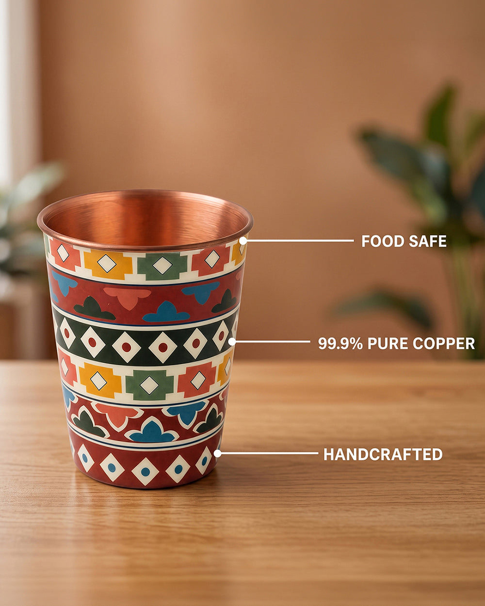 Folklore Copper Tumbler - 350 ml | Forest Folklore
