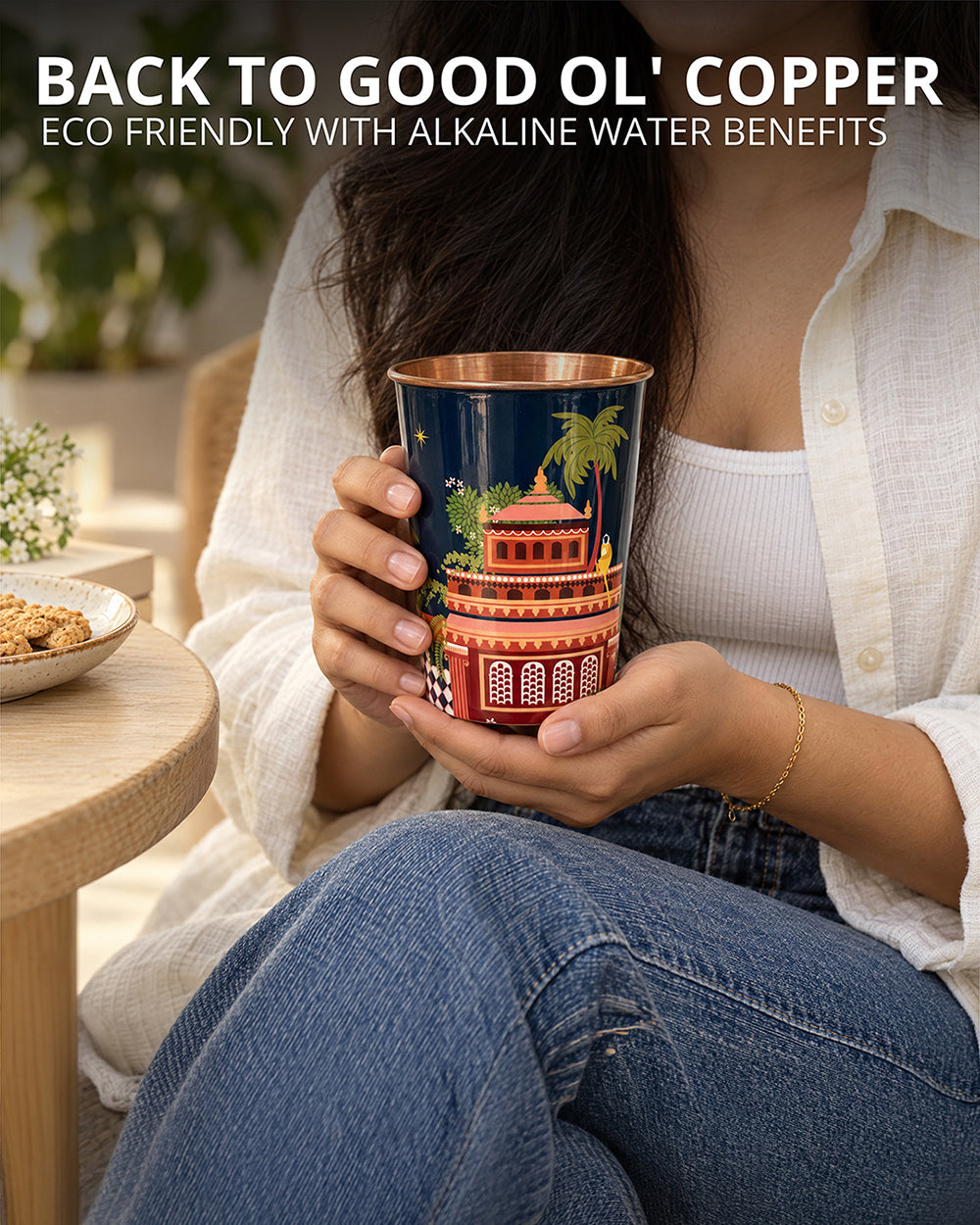 Outhouse Copper Tumbler | Haveli Socials