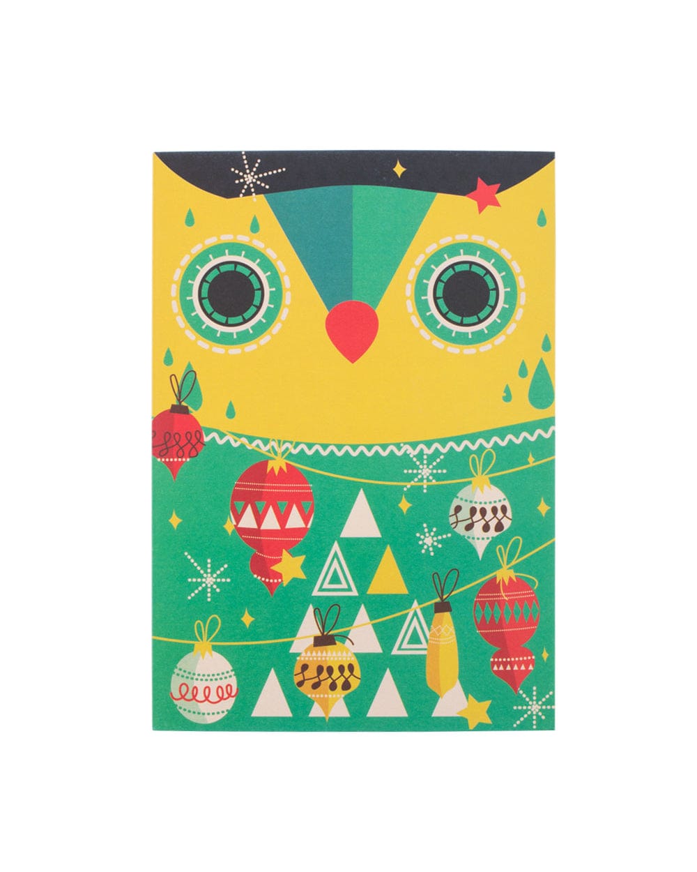 Tinsel Town Owl Greeting Card