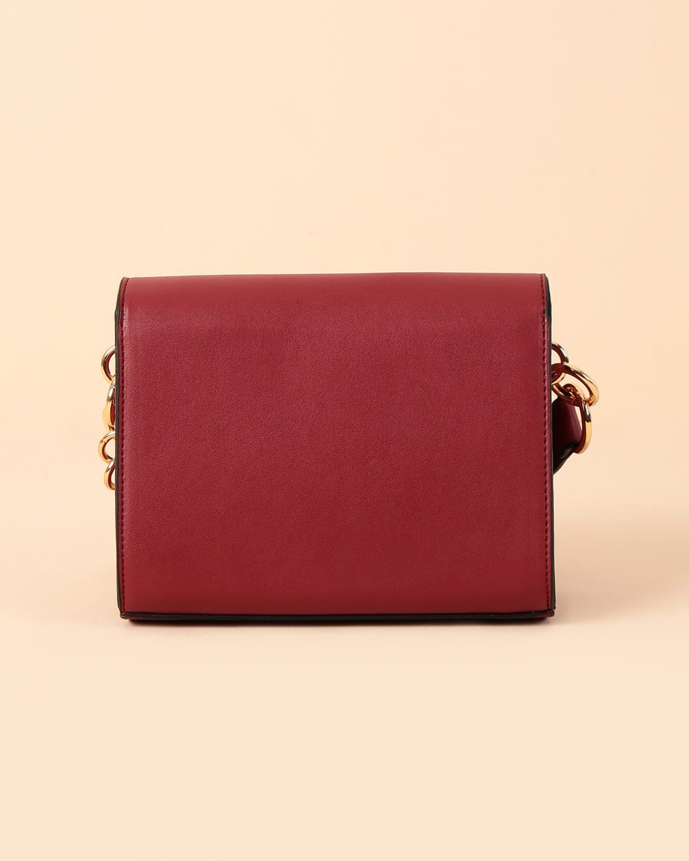 Chumbak Tropical Vines Crossbody Bag ' Maroon