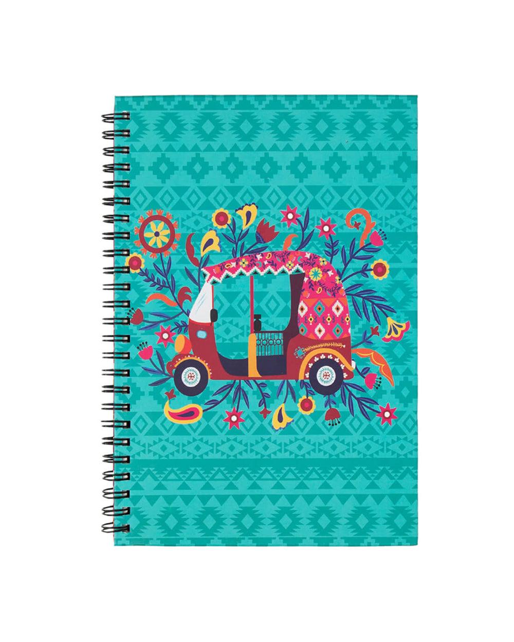 Chumbak Bohemian Auto Ride Spiral Notebook